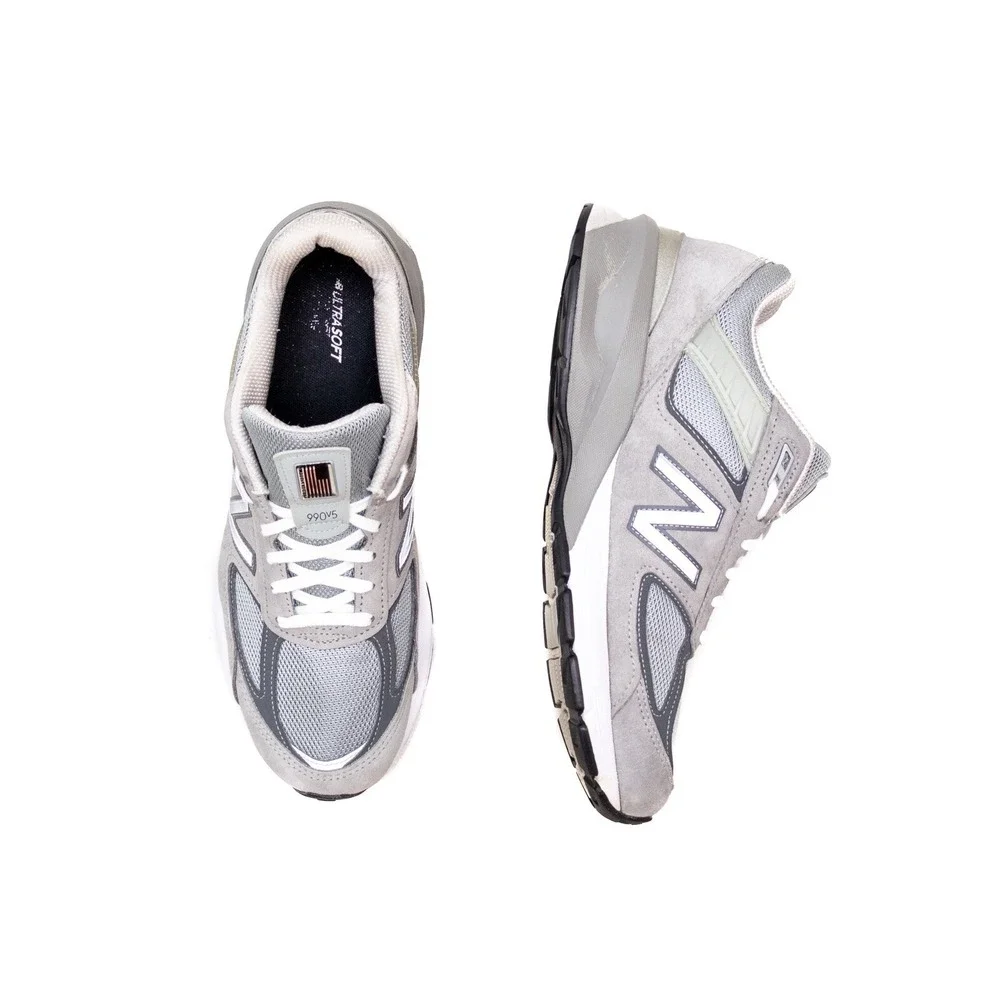 New Balance 990V5 Gray‎ Men's Size 10 Running Shoes Sneakers M990GL5 size 10